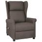 Preview: ARDEBO.de - Massagesessel Braun Stoff