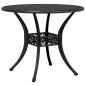Preview: 3-tlg. Bistro-Set Schwarz Aluminiumguss