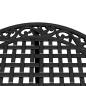 Preview: 3-tlg. Bistro-Set Schwarz Aluminiumguss