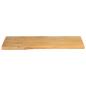 Preview: Tischplatte mit Baumkante 100x40x3,8 cm Massivholz Mango