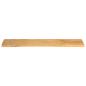 Preview: Tischplatte mit Baumkante 180x40x2,5 cm Massivholz Mango