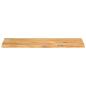 Preview: Tischplatte mit Baumkante 110x30x3,8 cm Massivholz Mango