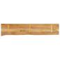 Preview: Tischplatte mit Baumkante 140x40x3,8 cm Massivholz Mango