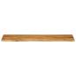 Preview: Tischplatte mit Baumkante 180x40x3,8 cm Massivholz Mango