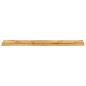 Preview: Tischplatte 160x30x2,5 cm Rechteckig Raues Massivholz Mango