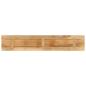 Preview: Tischplatte 160x30x2,5 cm Rechteckig Raues Massivholz Mango