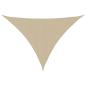 Preview: Sonnensegel Oxford-Gewebe Dreieckig 3,5x3,5x4,9 m Beige