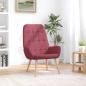 Preview: ARDEBO.de - Relaxsessel Stoff Weinrot