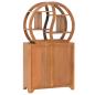 Preview: Schrank mit Yin-Yang-Regal 70x30x130 cm Teak Massivholz