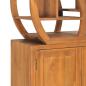 Preview: Schrank mit Yin-Yang-Regal 70x30x130 cm Teak Massivholz