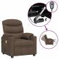Preview: Massagesessel Elektrisch Braun Stoff