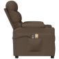 Preview: Massagesessel Elektrisch Braun Stoff