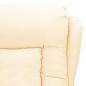 Preview: Massagesessel Creme Kunstleder