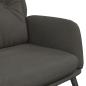 Preview: Relaxsessel Dunkelgrau Wildleder-Optik