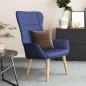 Preview: ARDEBO.de - Relaxsessel Blau Stoff
