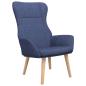 Preview: Relaxsessel Blau Stoff