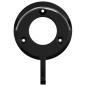 Preview: Trensenhalter 3 Stk. Wandmontage Schwarz Eisen