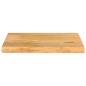 Preview: Tischplatte mit Baumkante 60x20x3,8 cm Massivholz Mango