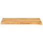Preview: Tischplatte mit Baumkante 90x30x3,8 cm Massivholz Mango