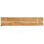 Preview: Tischplatte mit Baumkante 180x30x3,8 cm Massivholz Mango