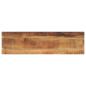 Preview: ARDEBO.de - Tischplatte 120x40x2,5 cm Rechteckig Raues Massivholz Mango