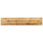 Preview: ARDEBO.de - Tischplatte 160x40x2,5 cm Rechteckig Raues Massivholz Mango
