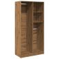 Preview: Kleiderschrank Artisan-Eiche 100x50x200 cm Holzwerkstoff