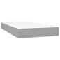 Preview: Taschenfederkernmatratze Mittel Hellgrau 100x203x20 cm Stoff