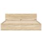 Preview: Bettgestell mit Kopfteil Sonoma 193 x 203 cm Holzwerkstoff