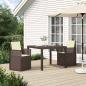 Preview: ARDEBO.de - Garten Essgruppe 3 stk. Braun und Creme PP