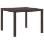 Preview: Garten Essgruppe 3 stk. Braun und Creme PP