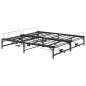 Preview: Elektrisch verstellbares Bettgestell Schwarz 96 x 200 cm Stahl