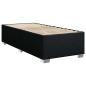 Preview: Boxspringbett mit Matratze Schwarz 100 x 200 cm Stoff