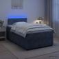 Preview: Boxspringbett mit Matratze Dunkelgrau 120 x 200 cm Samt