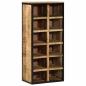 Preview: Schuhschrank 50 x 30 x 110 cm Massivholz Mango Braun