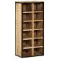 Preview: Schuhschrank 50 x 30 x 110 cm Massivholz Mango Braun