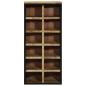 Preview: Schuhschrank 50 x 30 x 110 cm Massivholz Mango Braun