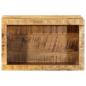 Preview: Nachttisch Braun 40 x 30 x 25 cm Massivholz Mango