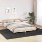 Preview: Anti-Rutsch Shaggy Teppich Dunkelgrau 240 x 340 cm PP