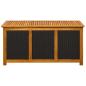Preview: Gartenlagerbox 185 L Massivholz Akazie 113 x 50 x 56 cm Schwarz