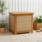 Preview: ARDEBO.de - Gartenlagerbox 185 L Massivholz Akazie 60 x 50 x 56 cm Beige