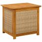 Preview: Gartenlagerbox 185 L Massivholz Akazie 60 x 50 x 56 cm Beige