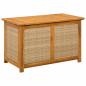 Preview: Gartenlagerbox 141 L Massivholz Akazie 90 x 50 x 56 cm Beige