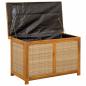 Preview: Gartenlagerbox 141 L Massivholz Akazie 90 x 50 x 56 cm Beige