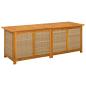 Preview: Gartenlagerbox 185 L Massivholz Akazie 150 x 50 x 56 cm Beige