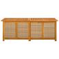 Preview: Gartenlagerbox 185 L Massivholz Akazie 150 x 50 x 56 cm Beige