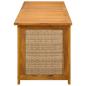 Preview: Gartenlagerbox 185 L Massivholz Akazie 150 x 50 x 56 cm Beige