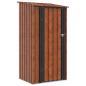 Preview: Gartenhütten Braun 103 x 86 x 200 cm Metall