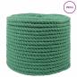 Preview: Baumwollseil 12 mm 250 m Grün 100% Baumwolle