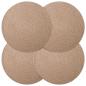 Preview: Jute-Untersetzer 4 stk. Natur 100% Tossa-Jute